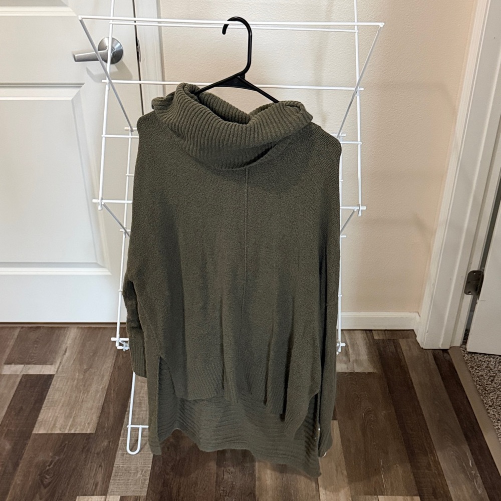 Ruby Moon Olive Turtleneck Sweater